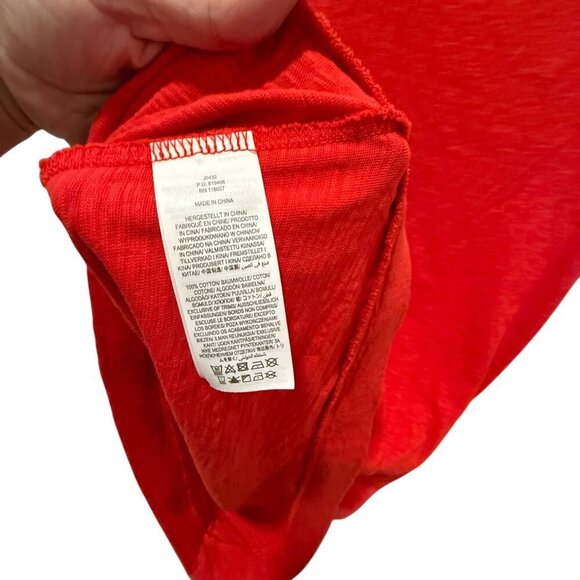 Boden Red Dress With Multicolor Embroidered Neckline & Hem Details size 4 - Picture 7 of 7